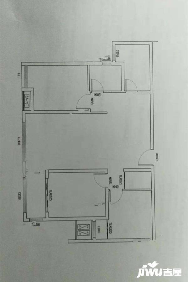 先河世纪城3室2厅2卫107㎡户型图